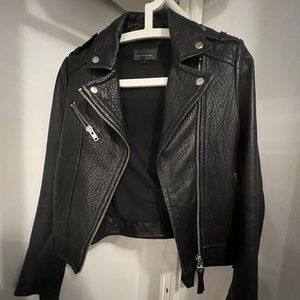 Aritzia Mackage Pebbled Leather Rumer Jacket